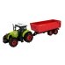 Іграшковий трактор з причепом AP9921 світлові та звукові ефекти 36 см зелений з червоним