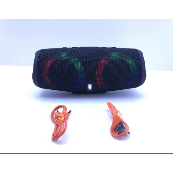 / Міні колонка з акумулятором MP3/FM/microSD із Bluetooth Charge-5 RGB чорний