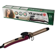 Плойка для укладання волосся Vilgrand VHC-3062 керамічне покриття 65 Вт рожевий з золотистим