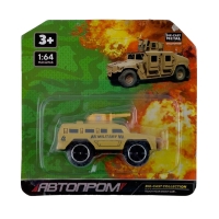 Іграшкова військова машина Хамер Автопром AP74105 метал 7 см хакі