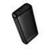 Універсальна мобільна батарея 20000 mAh Hoco DB130 Tridentis 30 W повербанк чорний