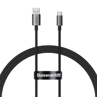Кабель USB/Type-C 1 м Baseus Superior 100 Вт чорний