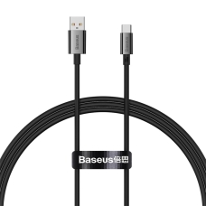 Кабель USB/Type-C 1 м Baseus Superior 100 Вт чорний