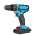 Дриль-шуруповерт акумуляторний AT-CD2101-102 з набором інструментів блакитний