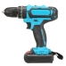 Дриль-шуруповерт акумуляторний AT-CD2101-102 з набором інструментів блакитний