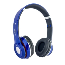 Навушники бездротові накладні S460 FM MP3 Bluetooth синій