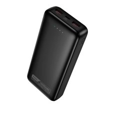 Універсальна мобільна батарея 20000 mAh Hoco DB130 Tridentis 30 W повербанк чорний