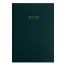 Щоденник датований А5 лінія 336 аркушів Buromax 2024 BM2160-04 Monochrome зелений