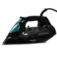 Праска з парою Crownberg CB-7448 керамічне покриття 2400 Вт чорний з блакитним