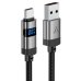 Кабель USB/Type-C 1.2 м ACEFAST C15-04 з дисплеєм 66 Вт 3 А чорний Кабель USB/Type-C 1.2 м ACEFAST C15-04 з дисплеєм 66 Вт 3 А чорний