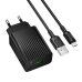 Зарядний пристрій з кабелем USB/microUSB 1 м BOROFONE BAS72A Source 18 W чорний Зарядний пристрій з кабелем USB/microUSB 1 м BOROFONE BAS72A Source 18 W чорний
