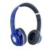 Навушники бездротові накладні S460 FM MP3 Bluetooth синій