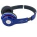 Навушники бездротові накладні S460 FM MP3 Bluetooth синій