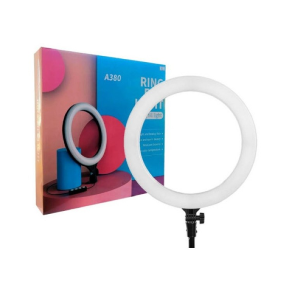 Кільцева лампа 40 cм A380 LED з тримачем