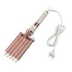 Плойка на п'ять хвиль VGR V-528 керамічне покриття 60 Вт білий з рожевим