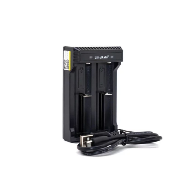 Зарядний пристрій USB 2х14500-26650 LiitoKala Lii-L2 500 mA 4.2 В чорний