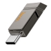 Флеш пам'ять USB 64 GB Hoco UD14 Clever Type-C+USB 3.2 сірий Флеш пам'ять USB 64 GB Hoco UD14 Clever Type-C+USB 3.2 сірий