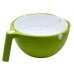 / Дуршлаг Mesh Strainer Drain Basket 2в1, ковш, 24.5х11.5х18см, зелений / Дуршлаг Mesh Strainer Drain Basket 2в1, ковш, 24.5х11.5х18см, зелений