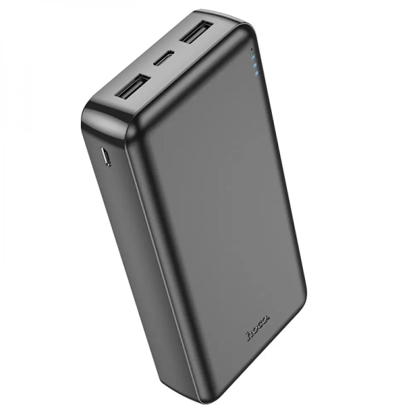 Універсальна мобільна батарея 20000 mAh Hoco J100A High-ranking 10.5 W повербанк чорний