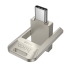 Флеш пам'ять USB 64 GB Hoco UD17 Smart Type-C+USB 3.0 сріблястий