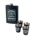 Набір фляга зі стопками 270 мл Jack Daniels GT-22 подарункова упаковка чорний
