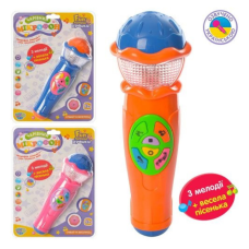 Мікрофон 7043 UA (72шт) 19см, 3 мелодії, пісня new