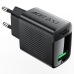 Зарядний пристрій з кабелем USB/Type-C 1 м Acefast A90 18 W 2 А 9 V чорний