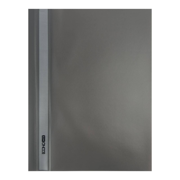 Папка-швидкозшивач А4 Economix E31509-10 пластик сірий