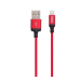 Кабель USB/Apple Lightning 2 м Hoco X14 2 А червоний