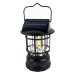 Ліхтар-лампа кемпінговий акумуляторний Solar Light JH-900 портативний з сонячною панеллю чорний