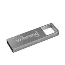 Флеш пам'ять USB 64 GB Wibrand Shark USB 2.0 сріблястий