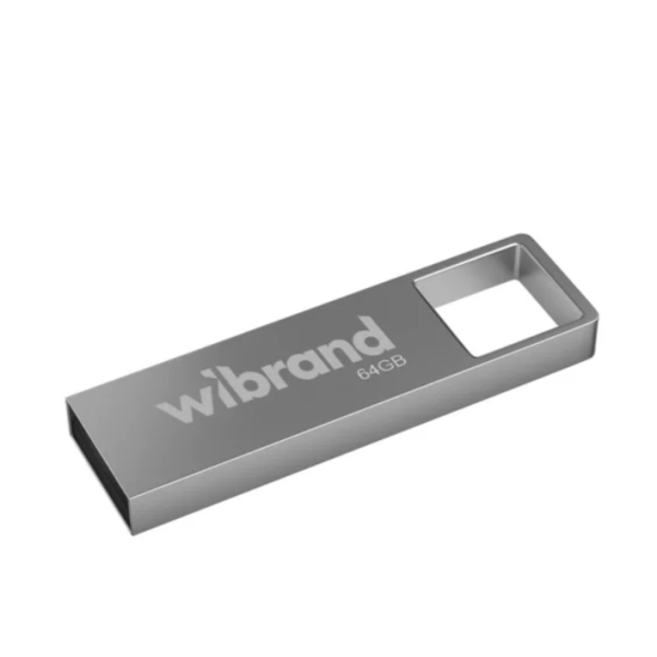 Флеш-накопичувач Wibrand USB 2.0 Shark 64Gb Silver new