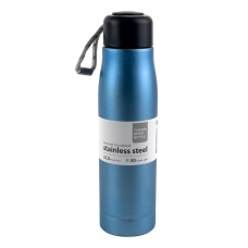 Термос нержавіюча сталь 0.5 л B25-4 з ремінцем блакитний