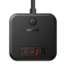 Мережевий фільтр-подовжувач 3 розетки Baseus Power Combo Cube 2хUSB/2хType C 1.5 м чорний Мережевий фільтр-подовжувач 3 розетки Baseus Power Combo Cube 2хUSB/2хType C 1.5 м чорний