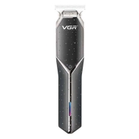 Бездротова машинка для стрижки волосся VGR V-930 USB 3 насадки чорний