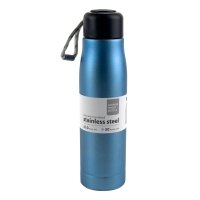 Термос нержавіюча сталь 0.5 л B25-4 з ремінцем блакитний