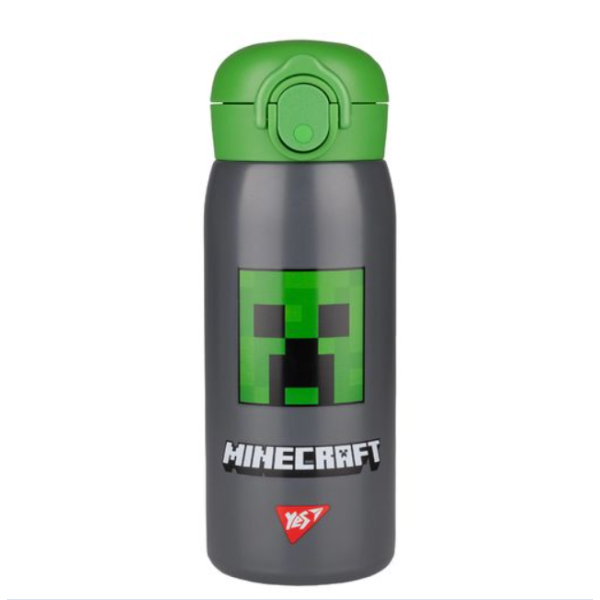 Термос нержавіюча сталь 0.42 л Yes 708200 Minecraft чорний з зеленим Термос нержавіюча сталь 0.42 л Yes 708200 Minecraft чорний з зеленим