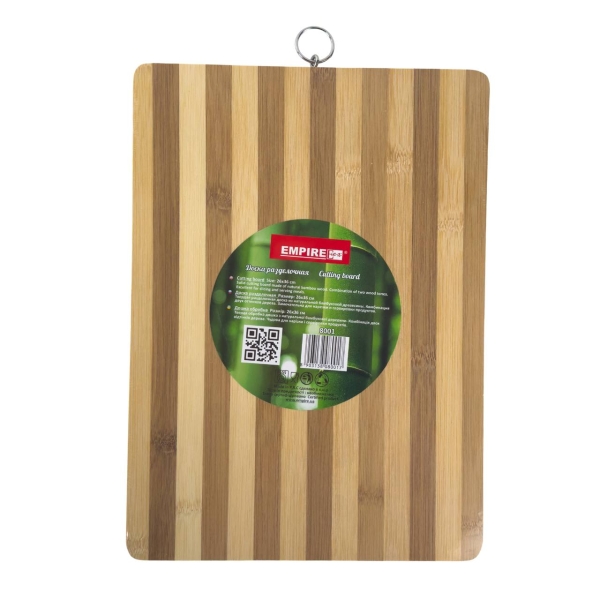 Обробна дошка Empire ЕМ8001 Стандарт 36 х 26 см бамбук коричневий