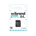 Карта пам'яті 64 GB Wibrand МicroSDНC Сlass 10 з адаптером чорний Карта пам'яті 64 GB Wibrand МicroSDНC Сlass 10 з адаптером чорний