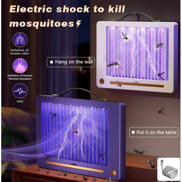 Електрична лампа-пастка для комарів Electric Shock new