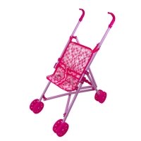 Іграшкова коляска для ляльок 51 х 24 х 43 см M0354 рожевий