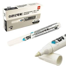 Маркер перманентний білий Whiteboard Marker BV-185 2.5 мм