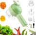 / Багатофункціональний ручний електричний подрібнювач - терка для овочів Food Chopper Catling 4 в 1 18,5*13*9 см