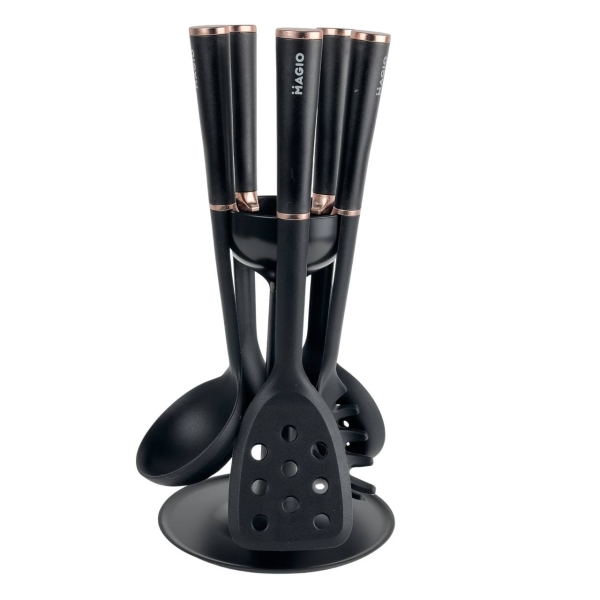 Кухонний набір MAGIO MG-1140 настільний 5 предметів силікон чорний