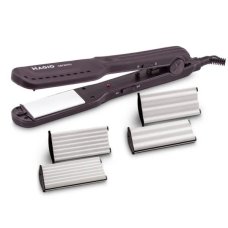 Щипці для волосся MAGIO МG-722, 25 Вт, керамічні пластини, 2 насадки гофре. new