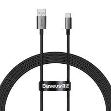 Кабель USB/Type-C 2 м Baseus Superior 66 Вт чорний