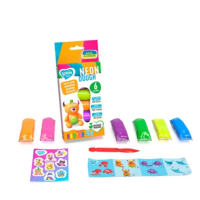 Набір для ліплення з тістом 6 кольорів Neon Assorted new