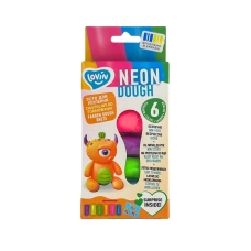 Набір для ліплення з тістом 6 кольорів Neon Assorted new