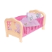 Ігровий набір 4в1 Ліжко для ляльки Technok Toys 4494 з комплектом постільної білизни рожевий