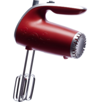 Міксер ручний Vilgrand VHM3515 350 Вт 5 швидкостей червоний